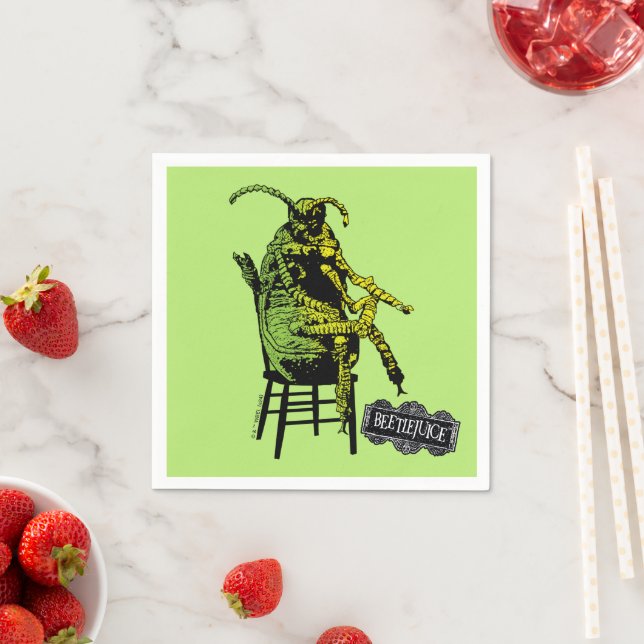 Serviette En Papier Beetlejus | Le dendroctone en fauteuil (En situation)