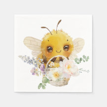 Belle Bee Cocktail Napkins