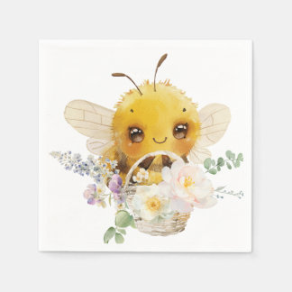 Serviette En Papier Belle Bee Cocktail Napkins