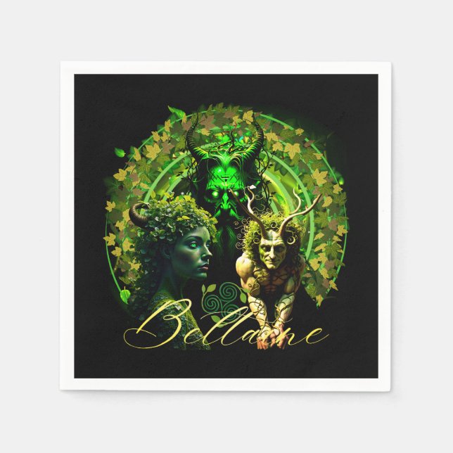 Serviette En Papier Beltaine (Devant)