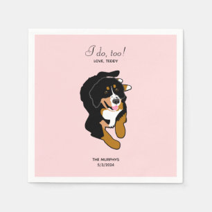 Serviette En Papier Bernese Mountain Dog Mariage Cocktail Napkins