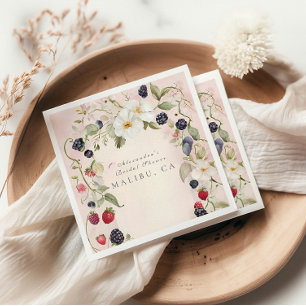 Serviette En Papier Berry in Love Douche