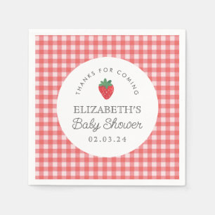 Serviette En Papier Berry Sweet Baby shower pique-nique