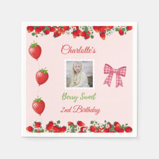 Serviette En Papier Berry Sweet photo d'anniversaire