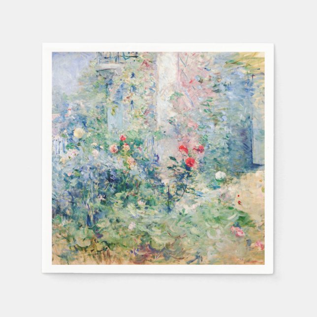 Serviette En Papier Berthe Morisot - Le jardin à Bougival (Devant)
