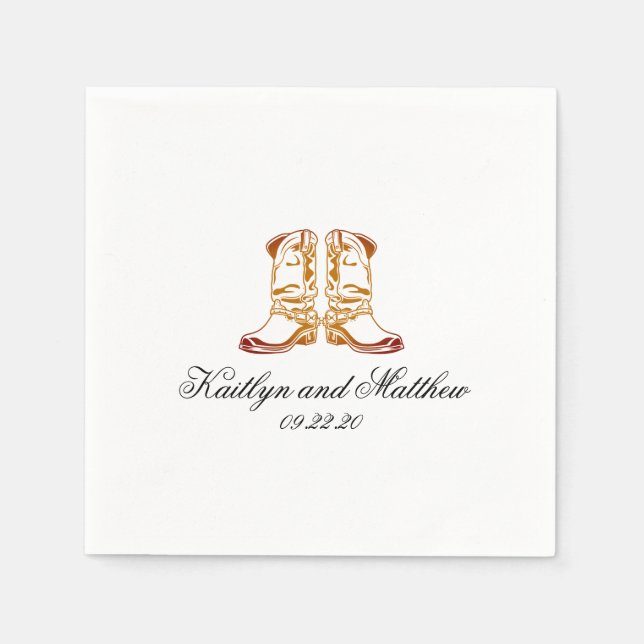 Serviette En Papier Best Western Dark Brown Mariage (Devant)