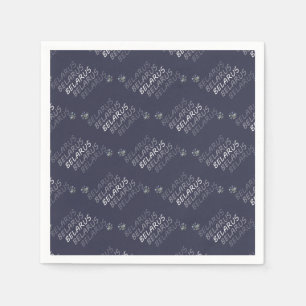 Serviette En Papier Biélorussie Fleur nationale de maïs