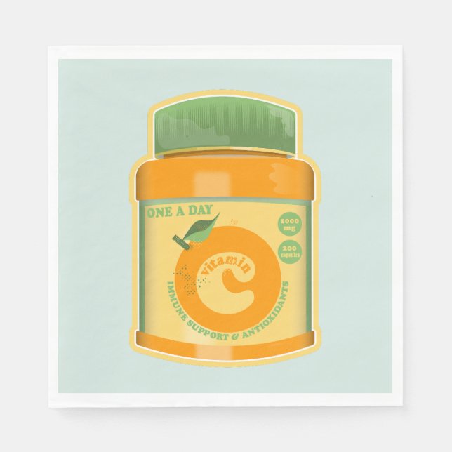 Serviette En Papier Bien-être vitamine C (Devant)