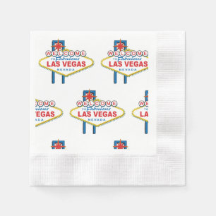 Serviette En Papier Bienvenue à Fabulous Las Vegas