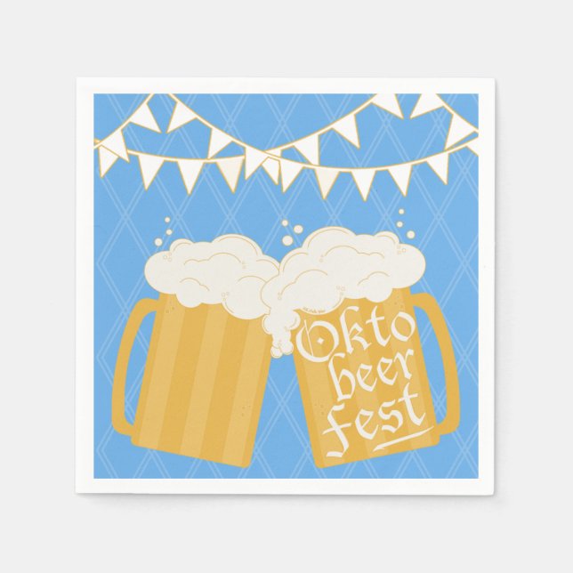 Serviette En Papier Bière de la fête de la bière (Devant)