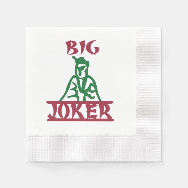 Serviette En Papier Big Joker Napkin (Devant)