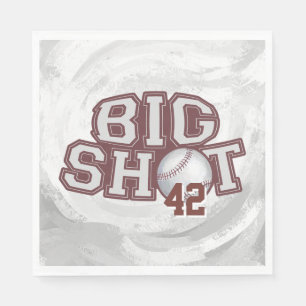 Serviette En Papier Big Shot Basball