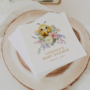 Serviette En Papier Birthday Bee