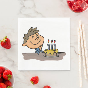 Serviette En Papier Birthday Boy