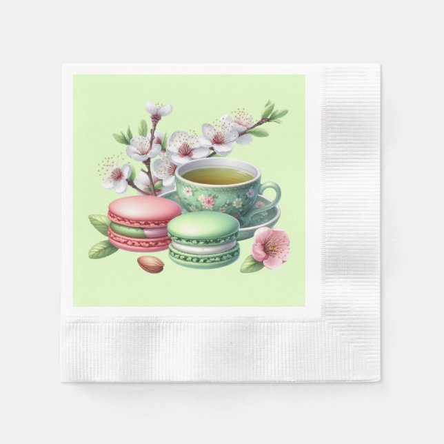 Serviette En Papier Biscuits à thé (Devant)