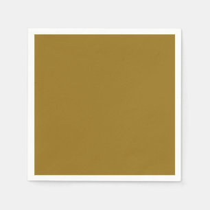 Serviette En Papier Bister Brown (couleur solide)