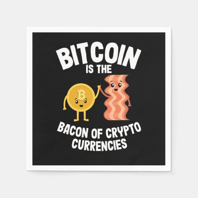 Serviette En Papier Bitcoin Is (Devant)