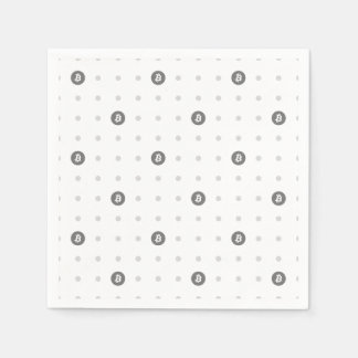 Serviette En Papier Bitcoin Polka Dot Paper Napkin