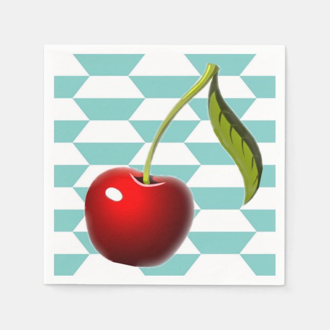 Serviette En Papier Black Cherry Punch (Devant)