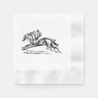 Serviette En Papier BLACK n WHITE PAPER NAPKIN