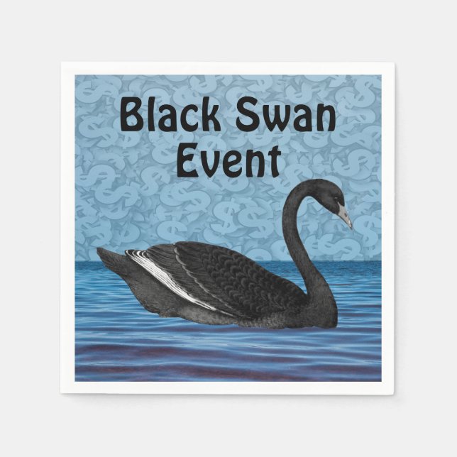 Serviette En Papier Black Swan, événement (Devant)
