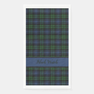 Serviette En Papier Black Watch Scottish Clan Tartan