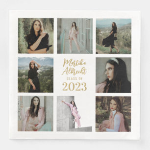 Serviette En Papier Blanc classique et simple   Diplôme photo