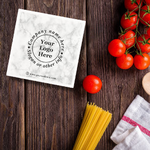 Serviette En Papier Blanc marbre