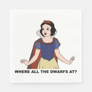 Serviette En Papier Blanche-Neige  Où sont tous les nains ?