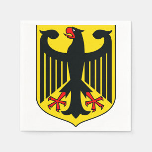 Serviette En Papier Blason de l'Allemagne