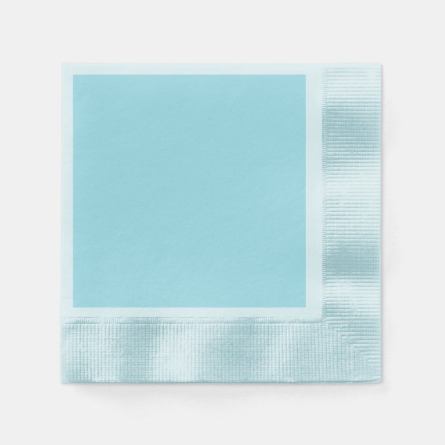 Serviette En Papier Bleu Bleu Bleu (couleur solide) (Devant)