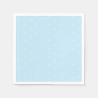 Bleu clair blanc Tiny pois chic motif