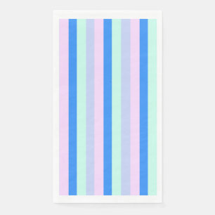 Serviette En Papier Bleu, Lavande, Rose et Monnaie Pastel Grandes vert