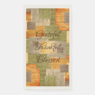 Serviette En Papier Blocs couleur automne