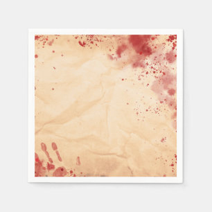 Serviette En Papier Bloody Vintage Papier Halloween parti gothique