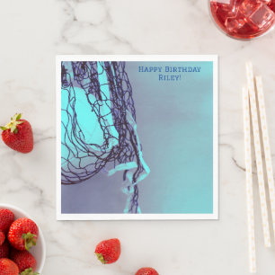 Serviette En Papier Blue Birthday Net & Volleyball