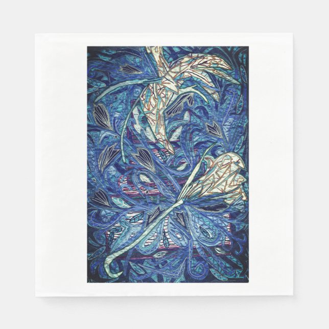 Serviette En Papier Blue cake (Devant)