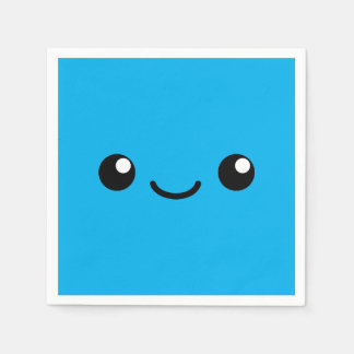 Serviette En Papier Blue Cutie