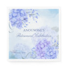 Blue hydrangeas élégant Retraite