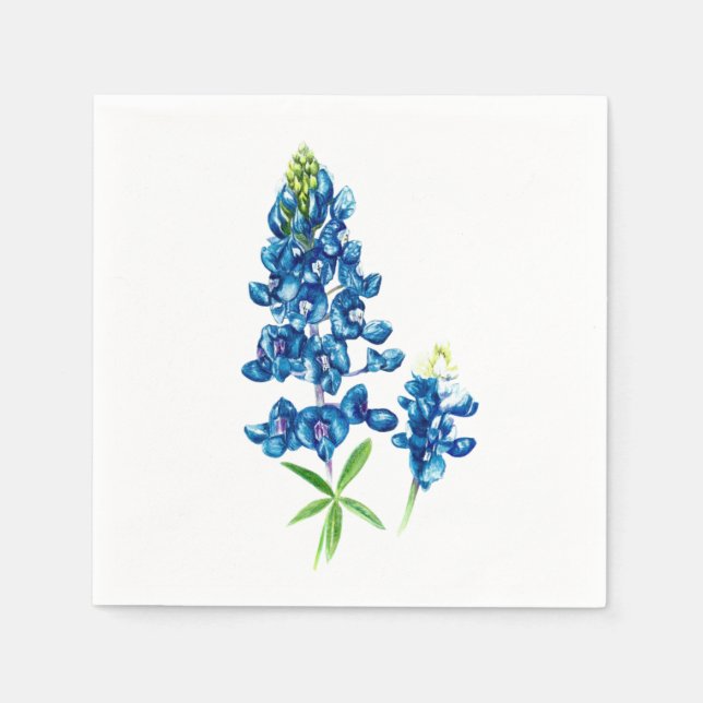 Serviette En Papier Bluebonnet (Devant)