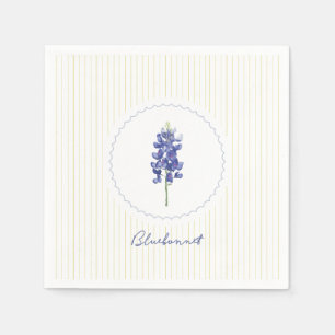 Serviette En Papier Bluebonnet, Texas Wild Flower