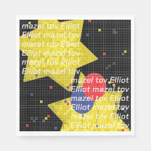 Serviette En Papier BM Bat Bar Mitzvah Jeu Sur Napkins