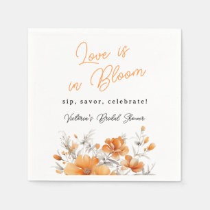 Serviette En Papier Boho Chic Terracotta Fête des mariées Florale Bien