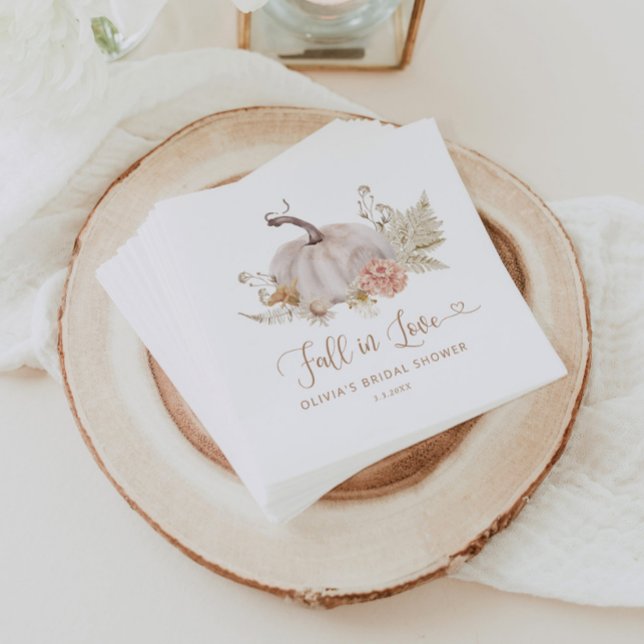 Serviette En Papier Boho citrouille coup de foudre (Créateur téléchargé)