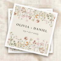 Boho Fleur sauvage Beige Garden Mariage