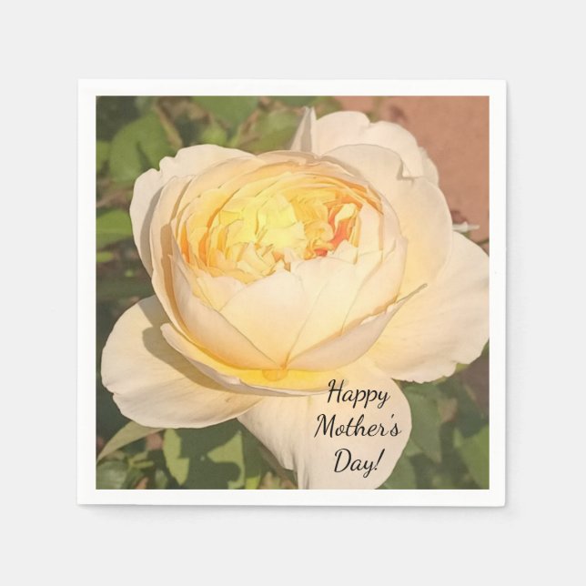 Serviette En Papier Boho Floral Ephemera photo (Devant)