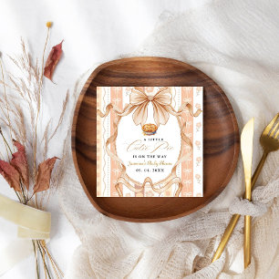 Serviette En Papier Boho Little Cutie Pie Thanksgiving Baby shower