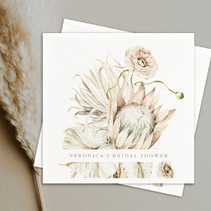 Serviette En Papier Boho sauvage Pampas Grass Fête des mariées florale