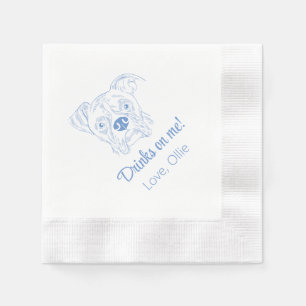 Serviette En Papier Bois sur moi ! Mariage de boîte