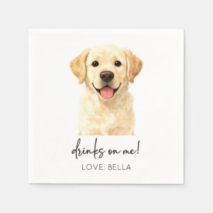Serviette En Papier Boissons Offertes ! Mariage de Chien